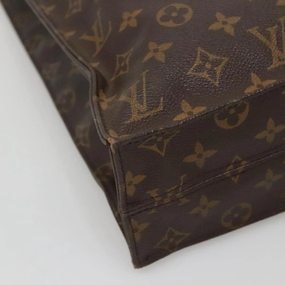 LOUIS VUITTON Monogram Sac Plat Hand Bag M51140 LV Auth 140437 - Picture 5 of 16